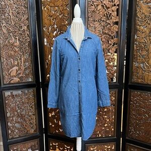 Tommy Hilfiger Classic Blue Long Sleeve Dress